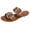 Camel, variant on Women’s Slide Sandals – Double Buckle Adjustable Straps, Cushioned Footbed, Lightweight Flat Slip-On Sandals, Metal Eyelet Casual Fashion Slides KYLE Leopard Cheetah Print 10
