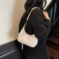 thumbnail image 3 of Bolso de hombro sencillo de color sólido para mujer, estilo coreano, moderno, combinable con todo, ligero y de lujo, 2025, 3 of 5