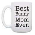 thumbnail image 2 of ThisWear Bunny Accessories Best Bunny Mom Ever Mug Animal Lover Gifts 15oz Coffee Mug, 2 of 4