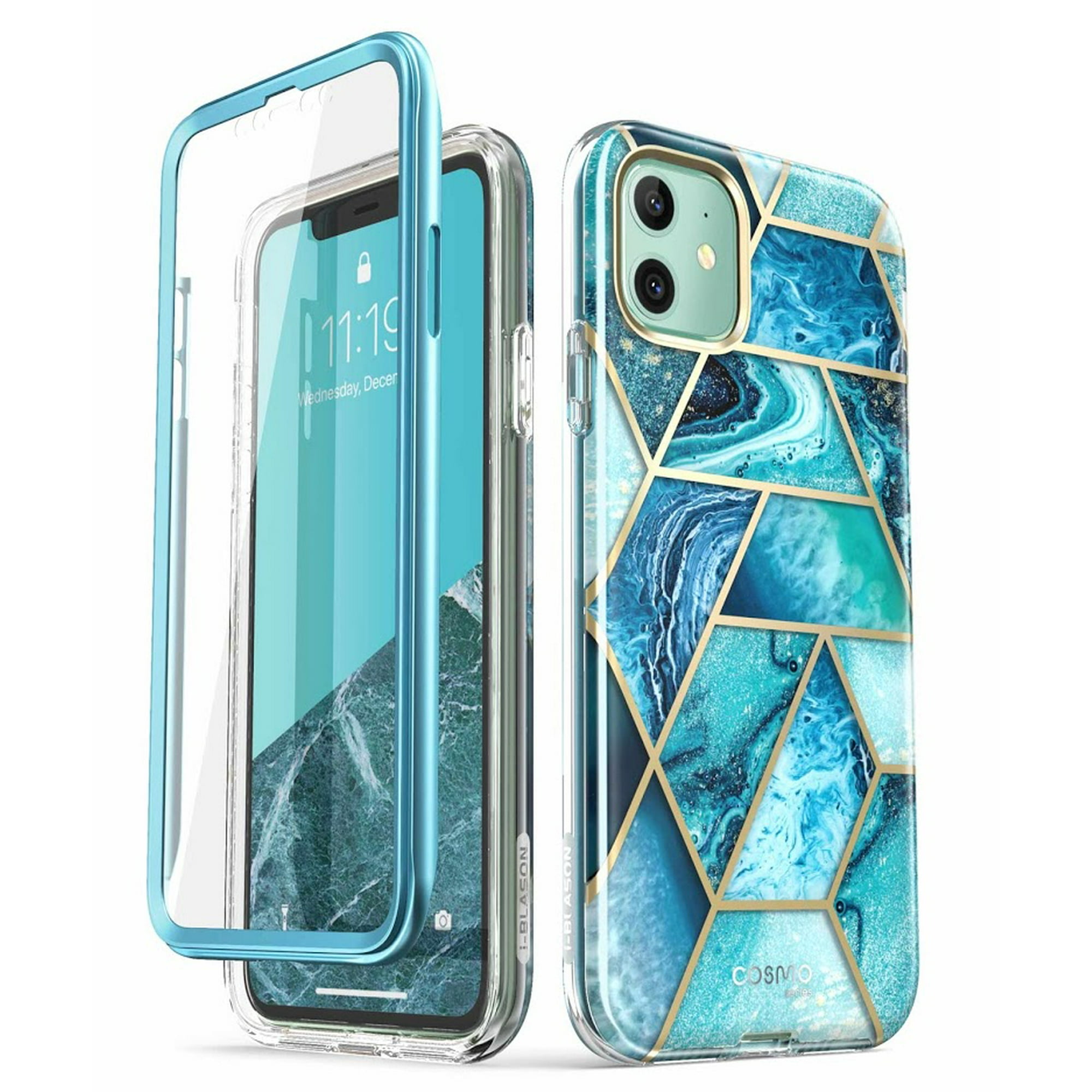 I Blason Cosmo Series Case For Iphone 11 19 Release Slim Full Body Stylish Protective Case With Built In Screen Protector Ocean 6 1 Walmart Canada