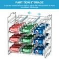 thumbnail image 6 of stusgo 4 Tiers Stackable Can Rack Organizer for up to 48 Cans for Kitchen Cabinet and Pantry (Silver), 6 of 11