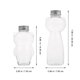 thumbnail image 2 of EeaseMX 6 botellas de plástico transparentes para bebidas frías, con diseño de gato., 2 of 7