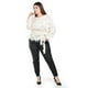 thumbnail image 5 of Blusa con diseño texturizado Roman Fashion / Tallas Extras, 5105 (Blanco) blanco 42, 5 of 6
