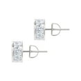 thumbnail image 6 of Shaquille O'Neal Men's Simulated Diamond Rhodium Plated Sterling Silver Stud Earrings, 6 of 6