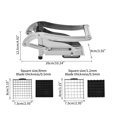 thumbnail image 2 of Stainless Steel French Fry Cutter and Vegetable Slicer for Potatoes Carrots Cucumbers Kitchen Tool, 2 of 3