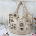 thumbnail image 2 of Women Crochet Tote Bag Hollow Beach Bag Large Capacity Fashion Knitted Bag, 2 of 4