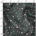 thumbnail image 2 of Soimoi Gray Cotton Poplin Fabric Stars Star Fabric Prints By Yard 56 Inch Wide, 2 of 6