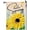 Spring Sunflower #WQ126, variant on Spring Summer Floral House Flag for Outside 28x40 Inch Hello Sunshine Daisy Double Sided Large Burlap Seasonal Flags for Outdoor Farmhouse Yard Decorations