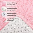 thumbnail image 5 of Soft Modern Indoor Large Shaggy Rug Non-Slip Plush Area Rugs Comfy Floor Carpet for Bedroom Livingroom Dorm Kids Room Home Decorative, 2x3 Feet, Pink, 5 of 6