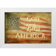 thumbnail image 1 of Murdock, Ramona 24x17 White Modern Wood Framed Museum Art Print Titled - God Bless America, 1 of 4