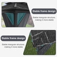 thumbnail image 2 of Gazebo à Toit Rigide Robuste 12 X 12 Pi – Pavillon Extérieur à Double Toit – Cadre en Acier Galvanisé et Aluminium – Comprend des Rideaux et une Moustiquaire – Abri de Patio Permanent pour Cour Arrière, Terrasse, Jardin – Gris – Couleur : Défaut de Système, 2 of 6