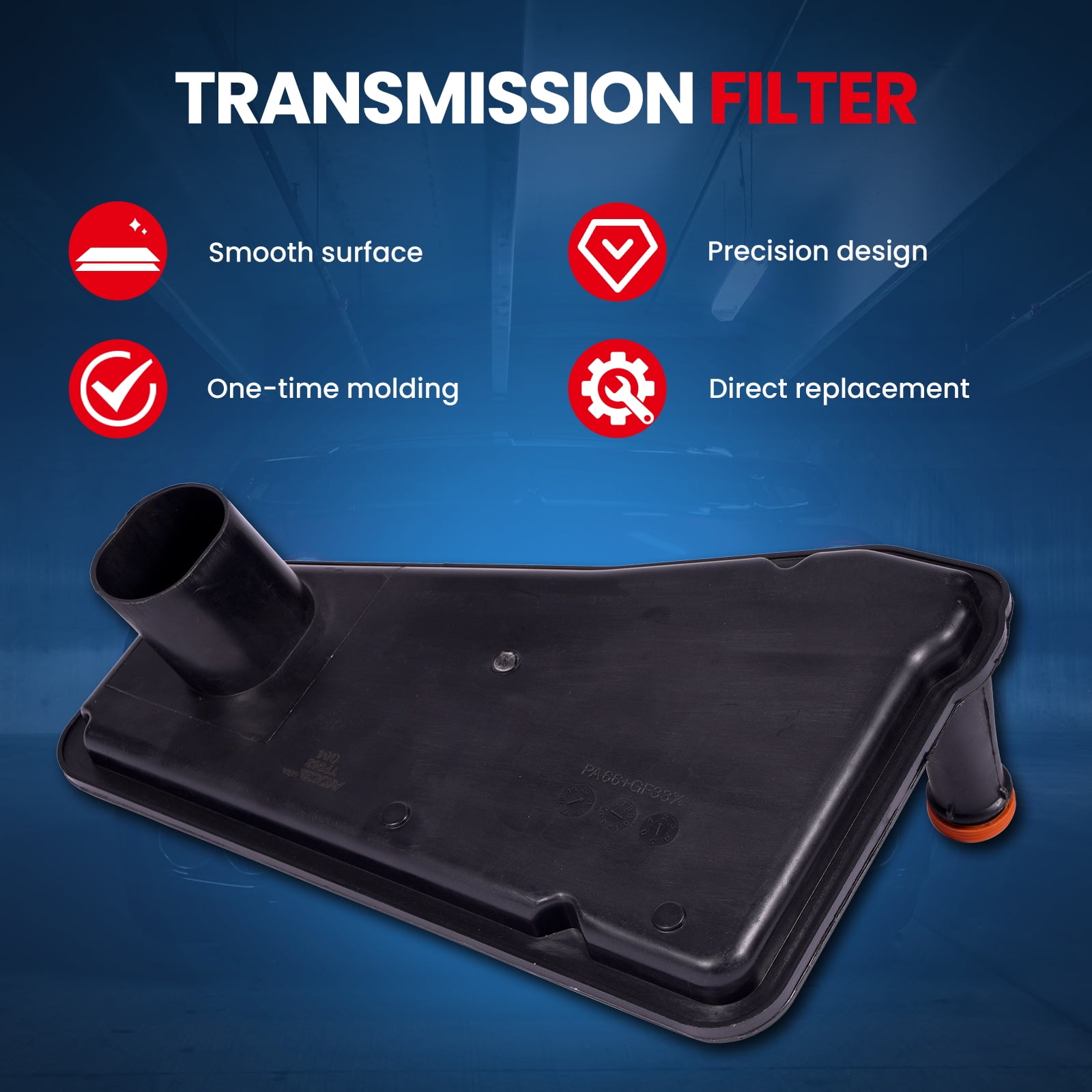 MOCA AUTOPARTS Automatic Transmission Filter Kit Fit for 2004-2009 Ford E-150 E-250 4.6L & 1999-2007 Ford F-250 F-350 Super Duty 5.4L & 1998-2006 Lincoln Navigator 5.4L