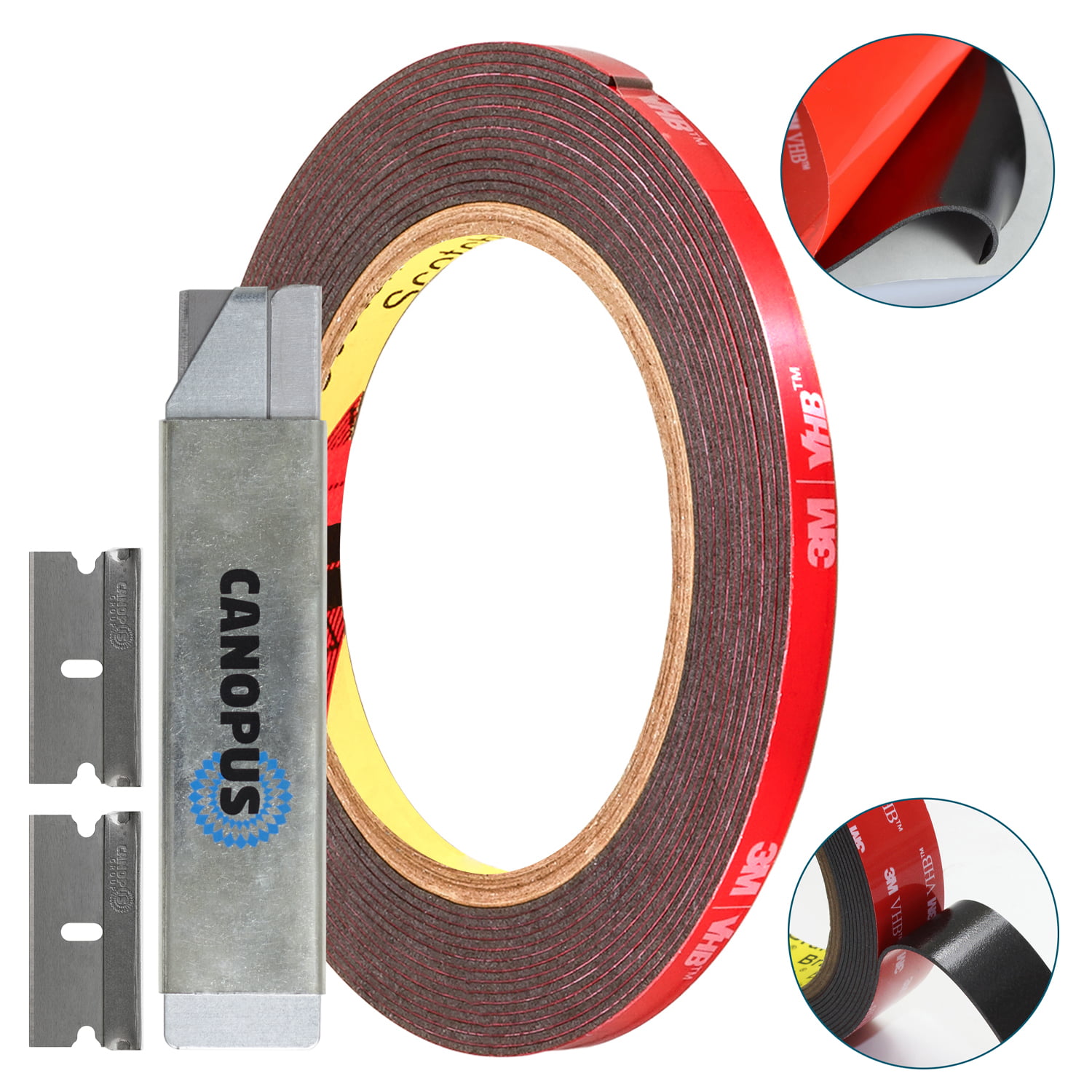 Canopus Double Sided Tape Heavy Duty: Mounting Tape Converted from 3M