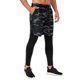 thumbnail image 3 of TRKIYQC Pantalones falsos de dos piezas para hombre, pantalones deportivos de doble capa, pantalones deportivos elásticos para entrenamiento, pantalo ajustados de secado rápido para correr TRKIYQC moda, 3 of 9