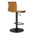thumbnail image 5 of New Pacific Direct Jayden 31.5" PU Leather Bar Stool in Brown/Black (Set of 2), 5 of 6