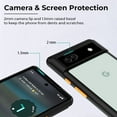 thumbnail image 4 of Clear Matte Google Pixel 6a Case.Slim Fit Translucent Matte Plastic Protective Silicone Cover Phone Cases for Google Pixel 6A [Slim Thin & Comfort Grip] [Shockproof], 4 of 12
