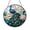 Acrylic 3.5 Inch, variant on Peacock and Magnolia Flower Stained Glass Style Suncatcher Window Hanging, Colorful Bird and Floral Garden Decorative Glass Panel Art, Spring Botanical Window Decor Ornament for Home