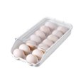 thumbnail image 2 of SPRING PARK Egg Holder for Refrigerator, Auto Scrolling Fresh Keeping Eggs Storage Container Case Refrigerator Egg Storage Box Holder For Household Kitchen Tools, 2 of 7