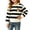 A382 Dark Gray, variant on Infant Toddler Boys Striped Sweatshirt Long Sleeve Crewneck Pullover Tops Cute Bear Patch Casual Fall Winter Clothes for Kids, 12-24M