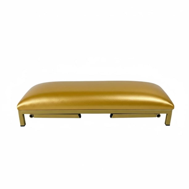 Almohada de manicura Reposamanos individual dorado