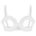thumbnail image 1 of Womens Lingerie Cutout Padded Underwired Bra Tops Adjustable Straps Open Chest Bras Hollow Out Lace Brassiere Underwear, 1 of 4