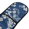thumbnail image 4 of Yayeee Double Oven Mitt Kitchen Heat Resistant Baking 35" x7" Quilted Glove, Floral Ocean Waves, 4 of 6