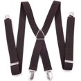thumbnail image 2 of 4 Clips 25CM Wide Men Suspenders Women Elastic Adjustable Adult Braces Suspender Kids Children Boys Girls Wedding Accessories, 2 of 5