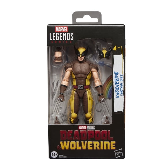 Figura de Acción Hasbro Marvel Legends Series Wolverine Brown Suit
