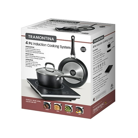 Tramontina Portable Induction 4 Piece Cooking System - Walmart.com