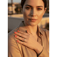 thumbnail image 6 of Sterling Silver Cz Sideways Cross Ring for Women and Teens - Size 5, 6 of 7