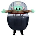thumbnail image 2 of STAR WARS Adult Inflatable Grogu Costume - Inflatable Jumpsuit with Built-In Fan, Gloves, and Battery Box, 2 of 3