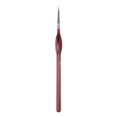 thumbnail image 1 of Pintura Pinceles 7mm Puntiaguda Punta 182mm Longitud Nylon Pelo Detallado Pintura Pincel para Acuarela Óleo Acrílica Pintura(000#), Rojo, 1 of 7