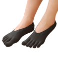 thumbnail image 3 of Under $10 Sock Slippers Black Arrival Five Toe Sock Slippers Invisibility for Solid Color Socks, 3 of 7