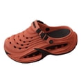 thumbnail image 4 of Rokment Womens Mens Air Cushioned Clogs Garden Shoes Comfortable Arch Support Orthopedic Walking Athletic Water Sandals with Back Straps Red Size 7.5, 4 of 5
