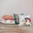 thumbnail image 3 of Creative Co-op Mushroom Shaped Embroidered Pillow, 3 of 4
