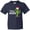 Navy, variant on Feliz Navidad Christmas Cactus in Santa Hat Youth T-Shirt