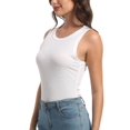 thumbnail image 2 of Womens Tank Top Sleeveless Racerback High Neck Casual Basic Fashion, 2 of 4