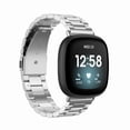 thumbnail image 2 of Suitable For FitbitVersa 4/3/sense 2/sense Three Beads Solid Metal Watch Band, 2 of 4