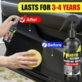 thumbnail image 2 of Professional Trim Polish with Ceramic Coating Permanent Restorer Auto Trim Restoration Liquid, 2 of 8
