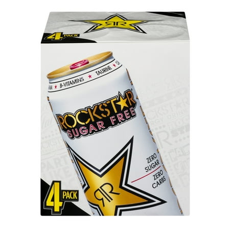 UPC 818094000086 product image for Rockstar Sugar-Free Original Energy Drink, 16 Fl. Oz., 4 Count | upcitemdb.com