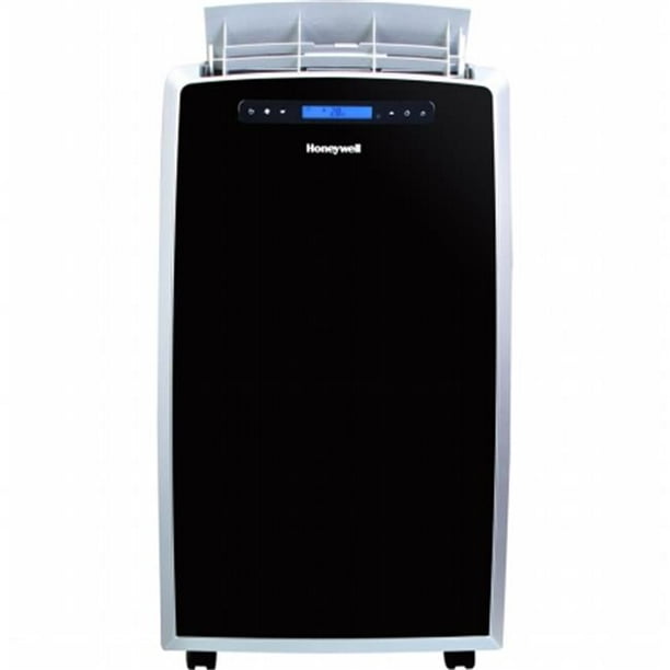 14,000 BTU Portable Air Conditioner with Heat Pump Black and Silver