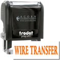 thumbnail image 1 of Self-Inking Wire Transfer Stamp, Trodat Printy 4911, Press and Print Stamping, Impression Size 5/8" x 1-1/2", Up to 10,000 Impressions - Orange Ink, 1 of 10