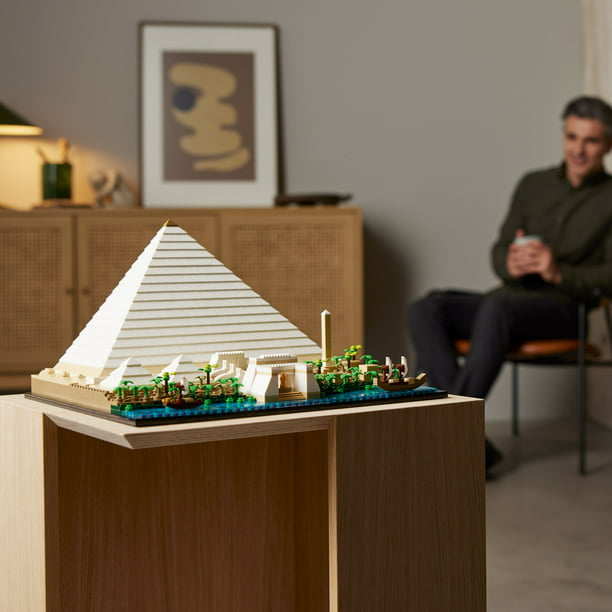 LEGO Architecture Great Pyramid of Giza 21058, Home Décor Model Building Creative Idea - Walmart.com