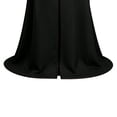 thumbnail image 6 of UTSJKR Mens Full‑Length Hooded Robe Cloak with Wide Bell Sleeves and Front Zipper for Wizard Sorcerer Halloween Party Stage Cosplay Outfit Black S, 6 of 6