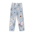 thumbnail image 5 of Balery Men'S Blue Butterfly Pants,Sleepwear Pants,Pajama Pants,Pj Bottoms Drawstring And Pockets-Medium, 5 of 9