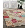 thumbnail image 3 of Ahgly Company Machine Washable Indoor Rectangle Contemporary Rust Pink Area Rugs, 8' x 12', 3 of 7