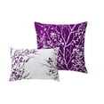 thumbnail image 2 of Spirit Linen Home Est. 1988 Foliage 6PC Comforter Set - Queen, Purple, 2 of 4