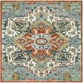 thumbnail image 3 of SAFAVIEH Aspen Caroline Southwestern Area Rug, Blue/Rust, 9' x 9' Square, 3 of 8