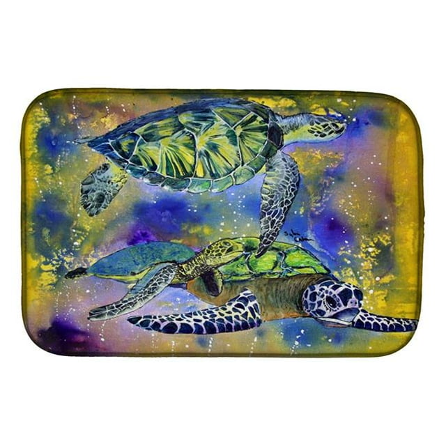 Carolines Treasures 8405DDM Turtle Dish Drying Mat
