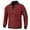 Red, variant on Clearance Mens Tops Male Winter Solid Slit Pocket Jacket Long Sleeve Zipper Fly Pocket Jacket Coat M-3XL Clearance sale